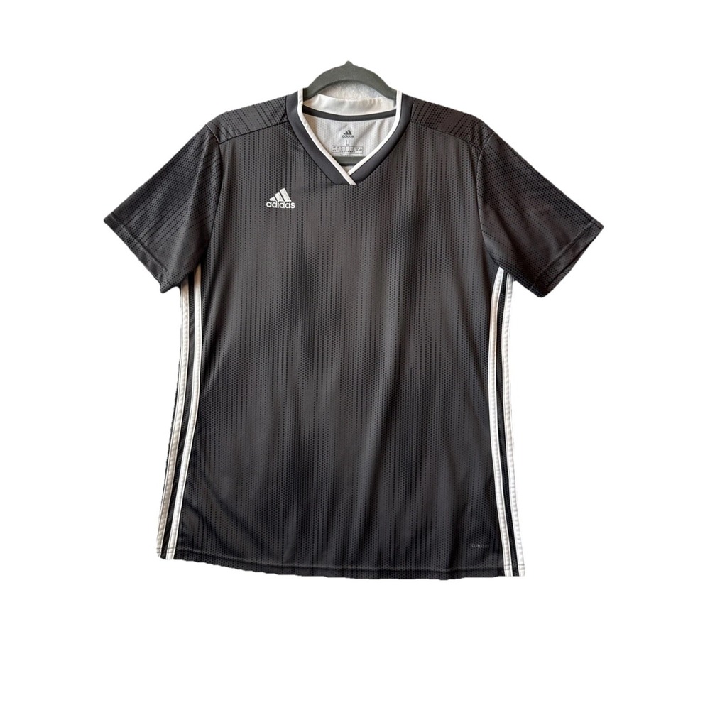Adidas Tiro 19 Soccerโ Jersey Athletic Performance Shirt L Fitted Sport Outdoors